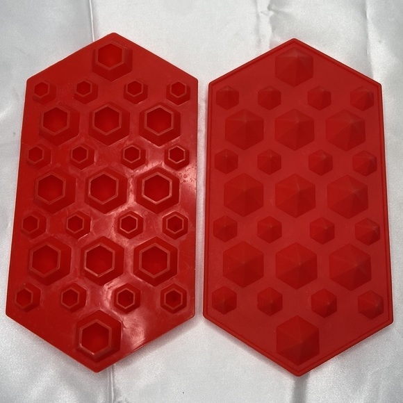 Diamond Shape Silicone UV Resin Candy Jewelry Molds 2 Quantity Set - Picture 5 of 5